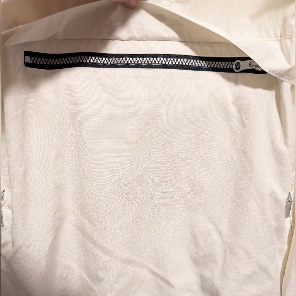 Nils Skiwear Ivory Hooded Anorak Jacket Size 6 Lightweight Windbreaker Casual - Picture 7 of 14